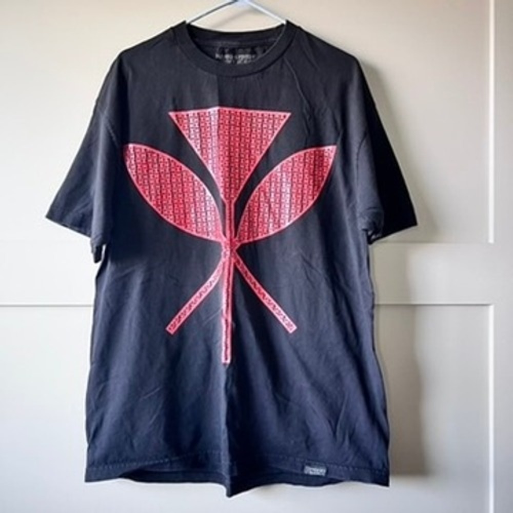 Hawaii's Finest‎ T-Shirt Mens XL Black Red Graphic Logo Short Sleeve Tee